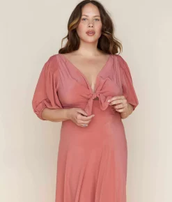 Dresses^Christy Dawn The Honey Dress Dusty Rose Silk