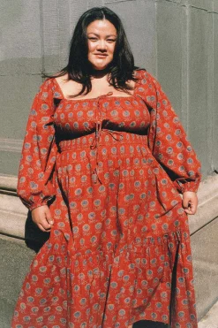 Extended Sizing^Christy Dawn The Jennica Dress Extended Sienna Sunflower