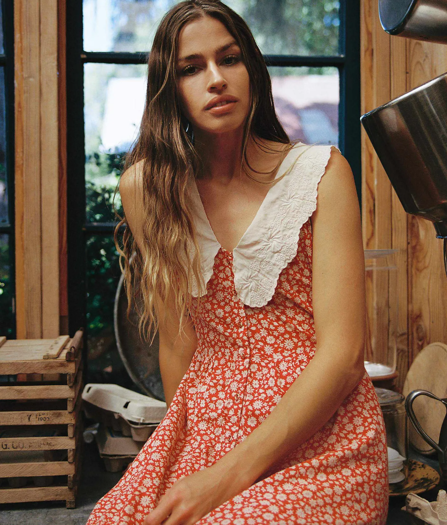 Dresses^Christy Dawn The Jessalyn Dress Crimson Calendula