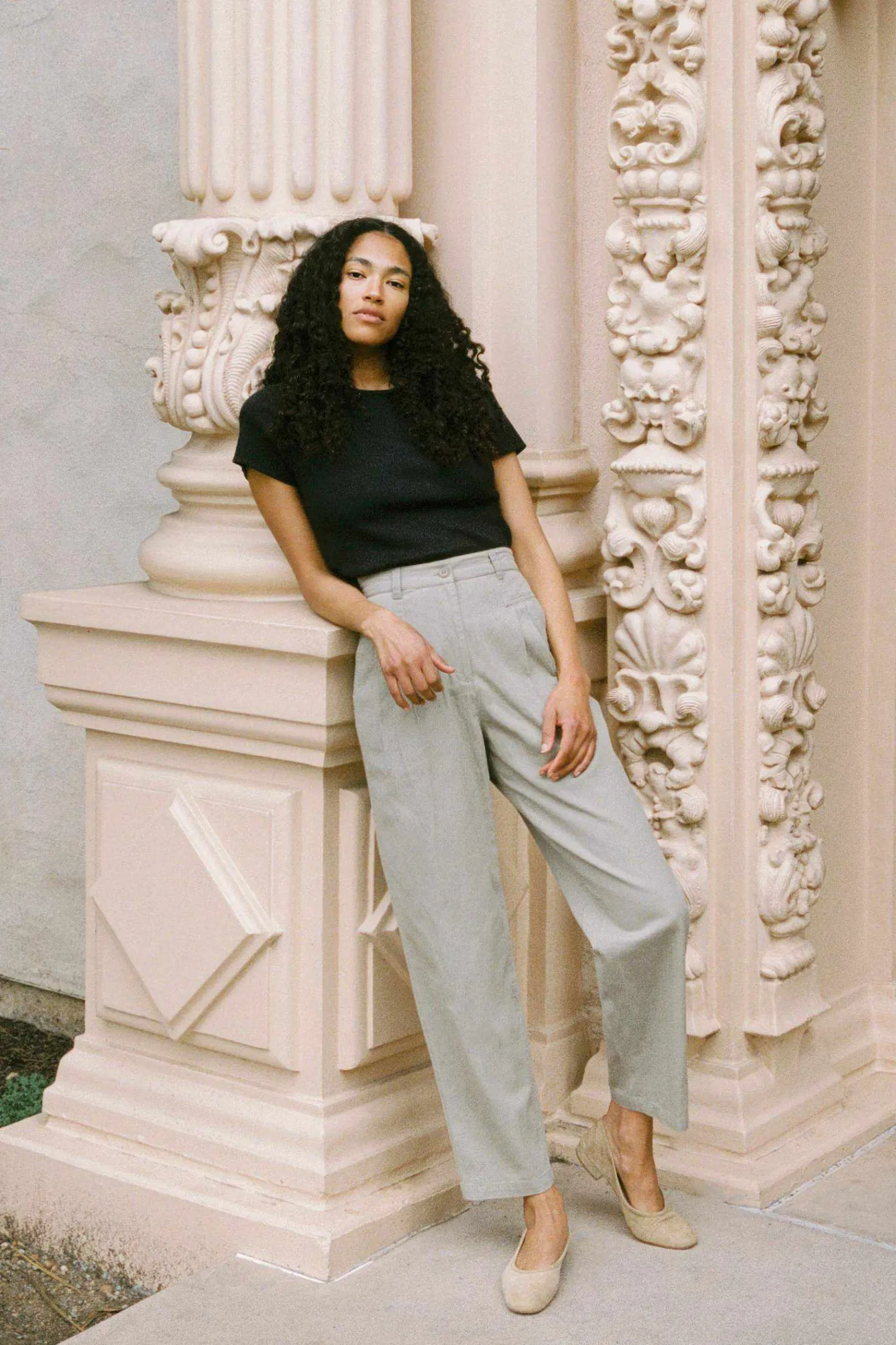Bottoms^Christy Dawn The Judene Pant Stone