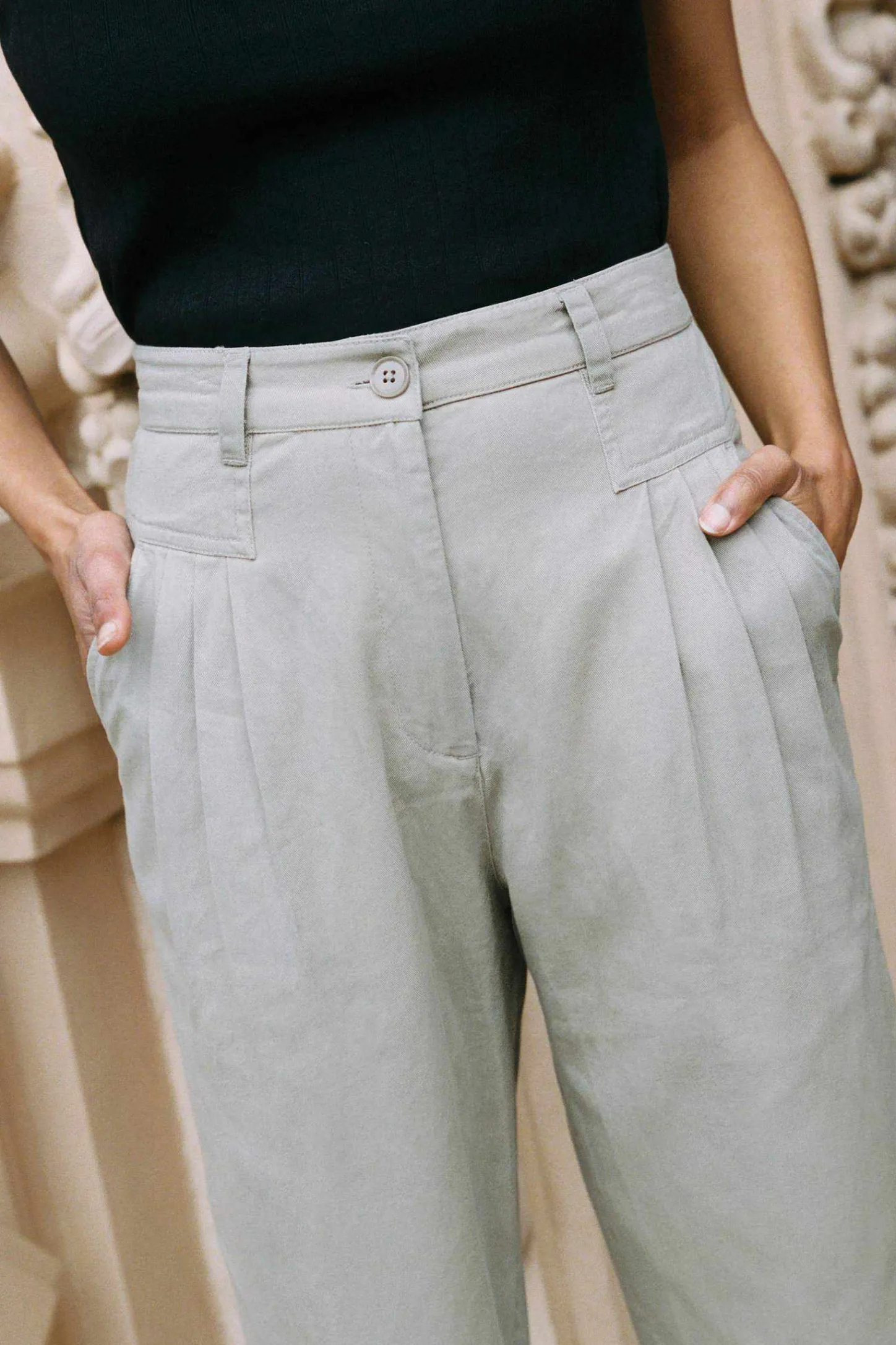 Bottoms^Christy Dawn The Judene Pant Stone