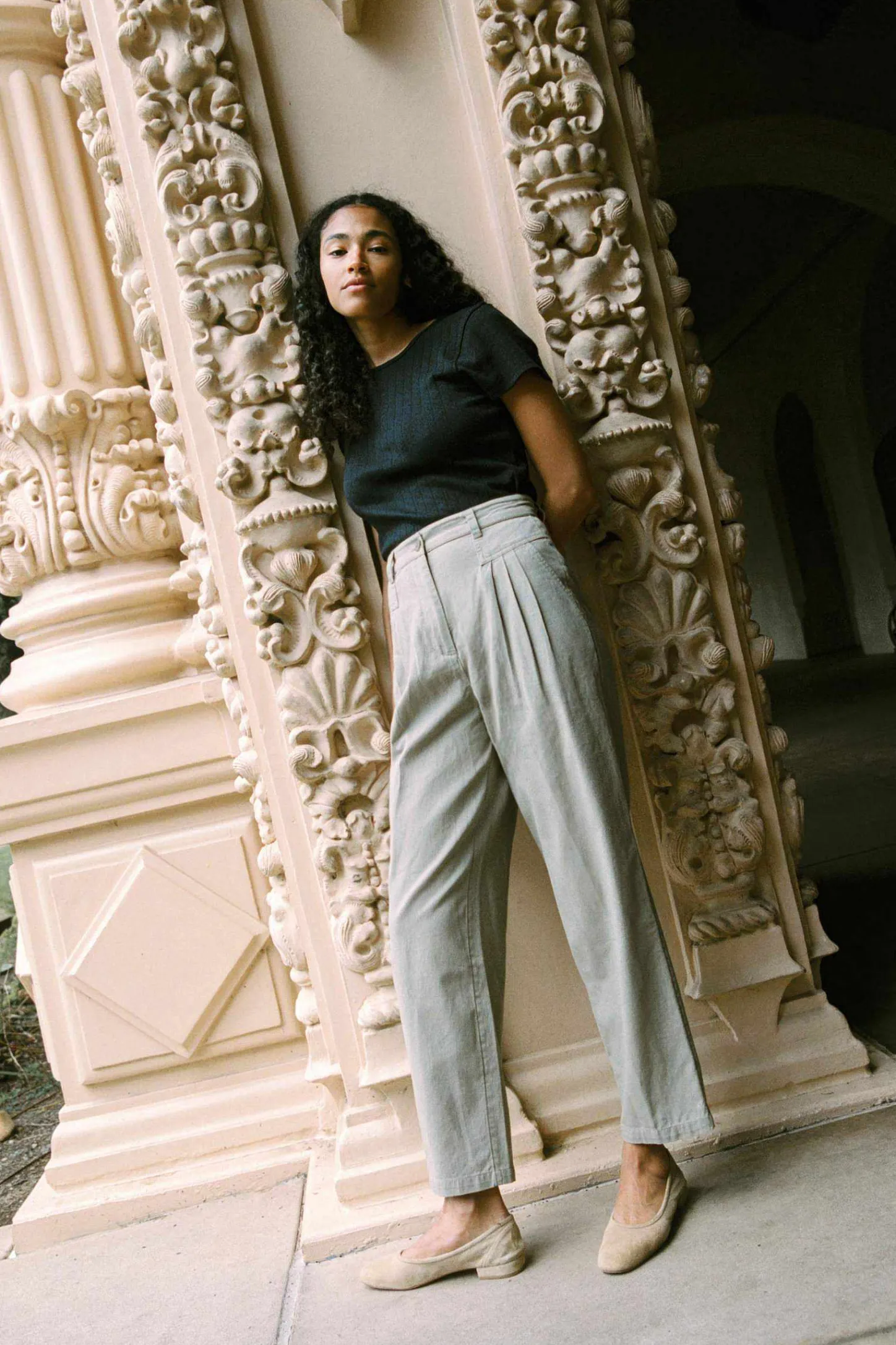 Bottoms^Christy Dawn The Judene Pant Stone
