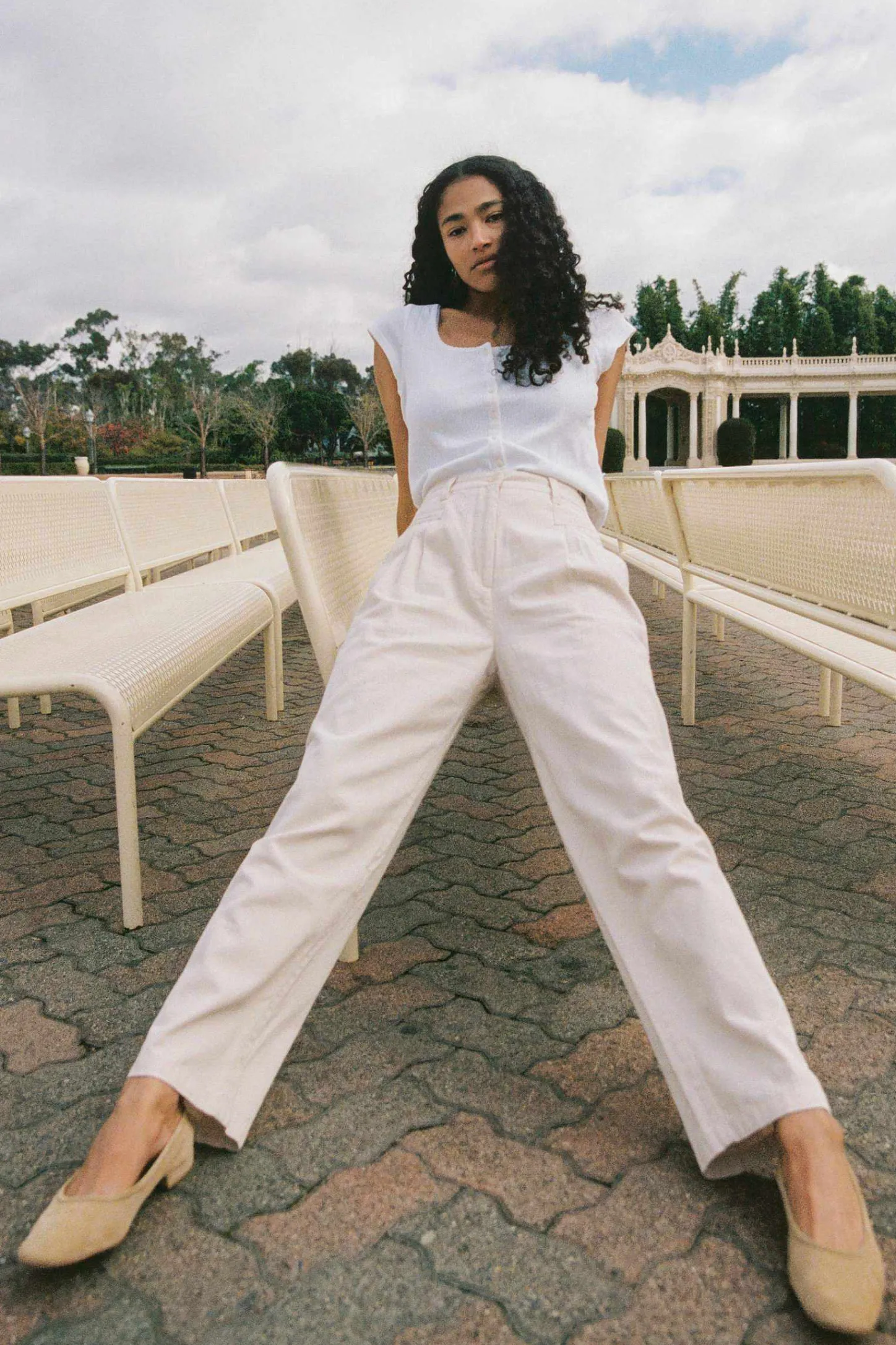 Bottoms^Christy Dawn The Judene Pant Oat