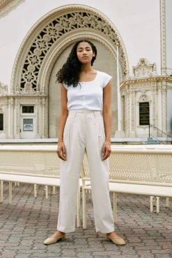 Bottoms^Christy Dawn The Judene Pant Oat