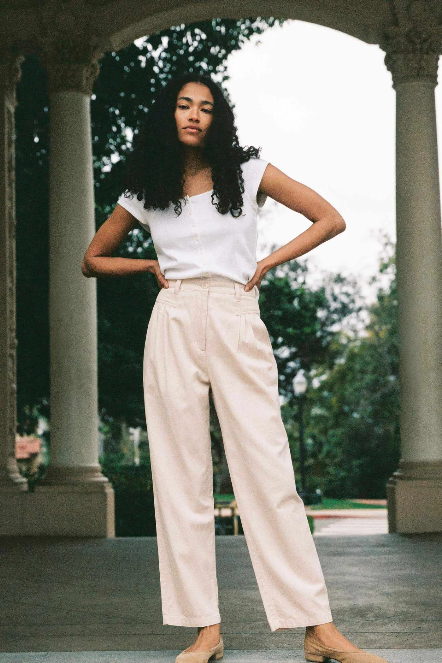 Bottoms^Christy Dawn The Judene Pant Oat