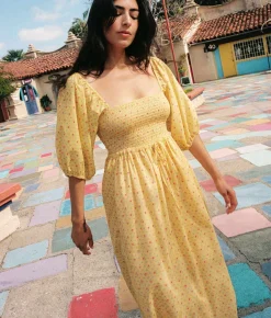 Dresses^Christy Dawn The Katrina Dress Lemon Rose