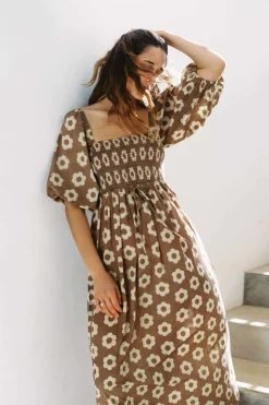 Dresses^Christy Dawn The Katrina Dress Mocha Daisy