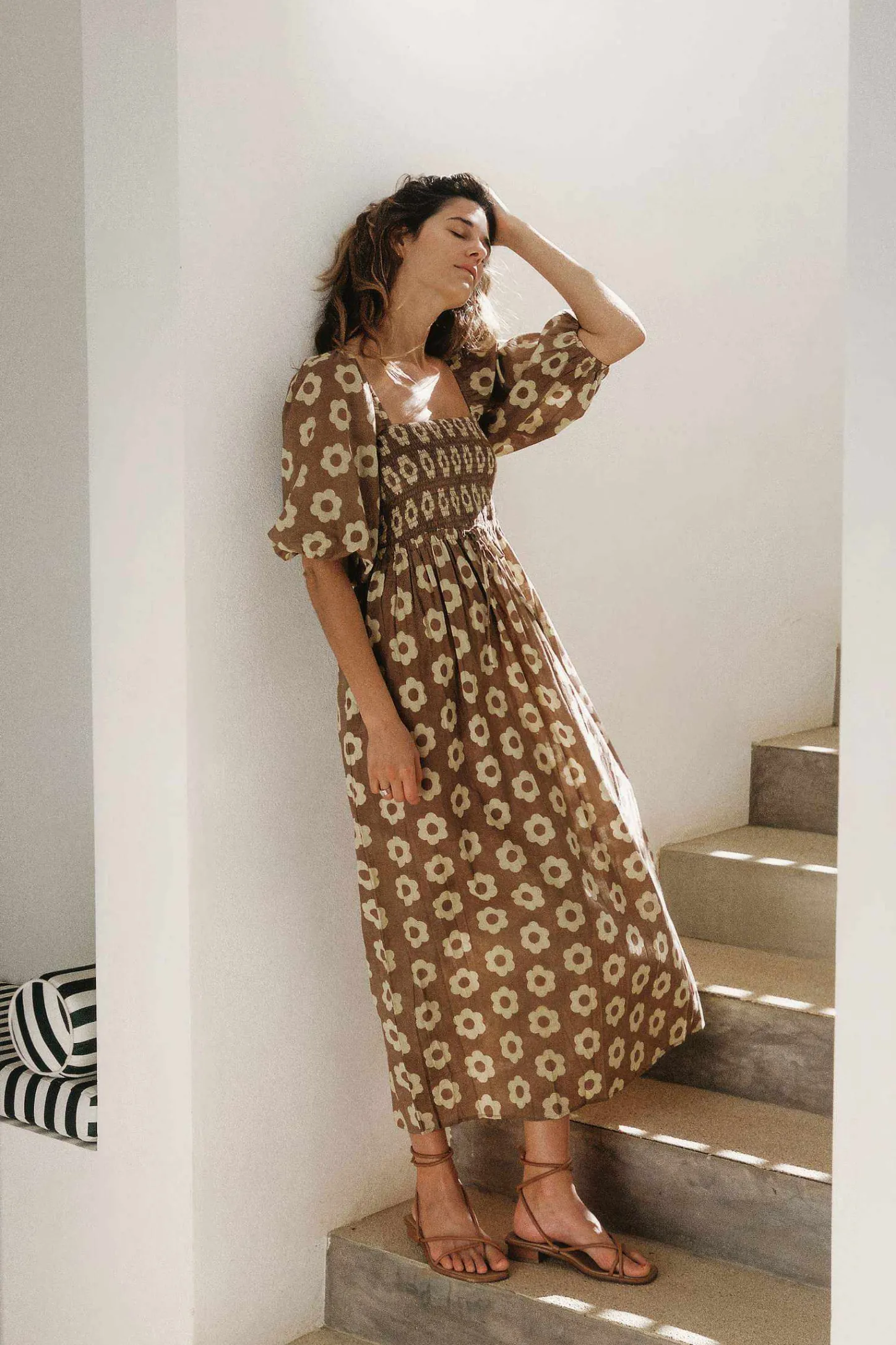 Dresses^Christy Dawn The Katrina Dress Mocha Daisy