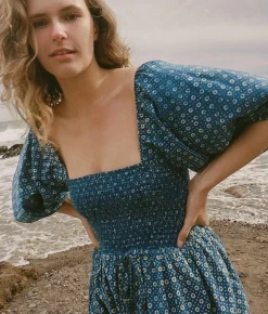 Dresses^Christy Dawn The Katrina Dress Indigo Petunia Dot