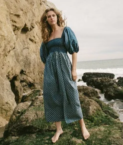 Dresses^Christy Dawn The Katrina Dress Indigo Petunia Dot