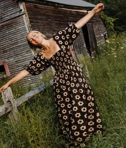 Dresses^Christy Dawn The Katrina Dress Noir Daisy