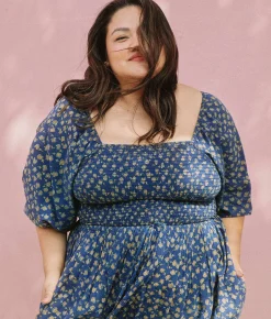 Dresses^Christy Dawn The Katrina Dress Extended Navy Poppy