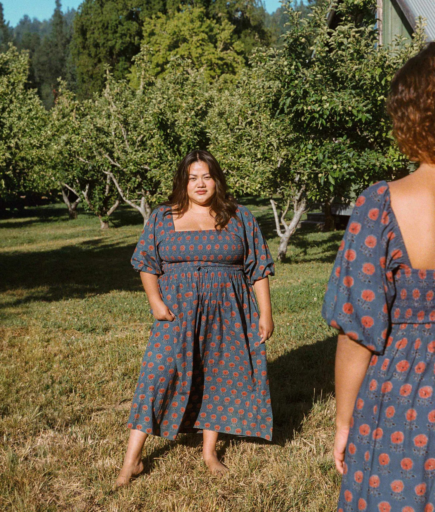 Dresses^Christy Dawn The Katrina Dress Extended Indigo Sunflower