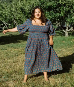 Dresses^Christy Dawn The Katrina Dress Extended Indigo Sunflower