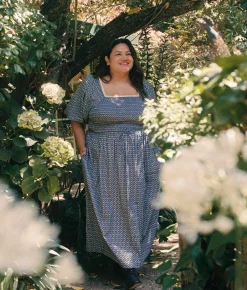 Extended Sizing^Christy Dawn The Katrina Dress Extended Aster Indigo