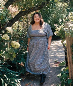 Extended Sizing^Christy Dawn The Katrina Dress Extended Aster Indigo