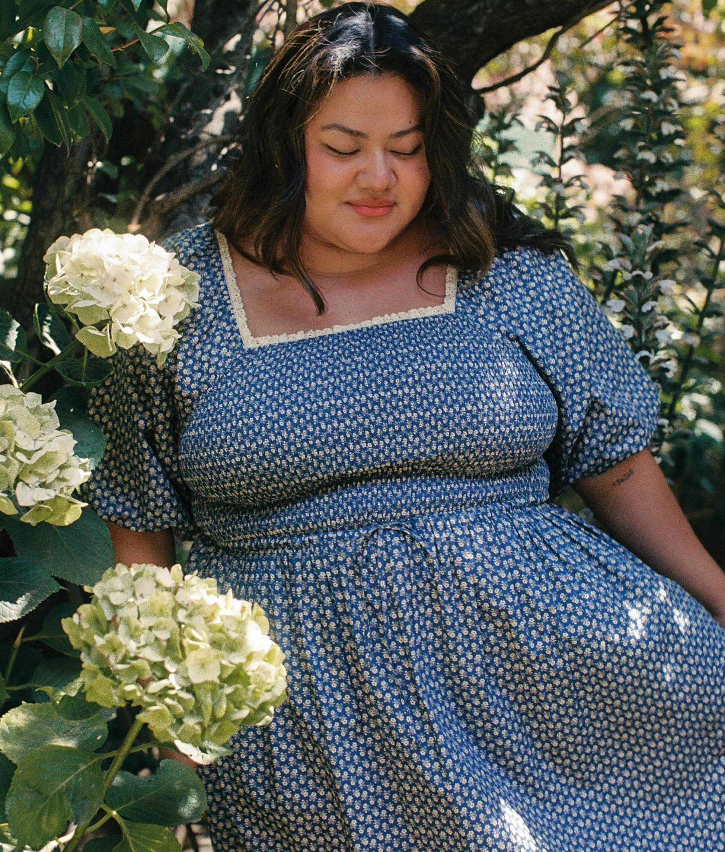 Extended Sizing^Christy Dawn The Katrina Dress Extended Aster Indigo