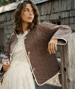 Dresses^Christy Dawn The Kira Jacket Geo Ditsy Hickory