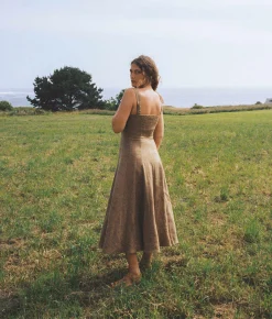 Dresses^Christy Dawn The Liza Dress Olive Linen