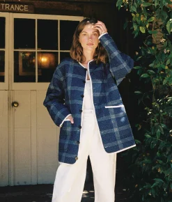 Jackets & Outerwear^Christy Dawn The Lou Lou Jacket Indigo Blues