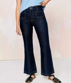 Bottoms^Christy Dawn The Lula Jean Dark Wash Denim