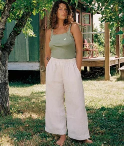 Bottoms^Christy Dawn The Luna Pant Oatmeal Linen