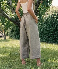 Bottoms^Christy Dawn The Luna Pant Sage Linen