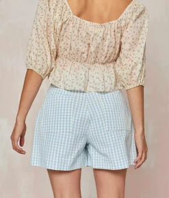 Dresses^Christy Dawn The Mara Short Sky Gingham
