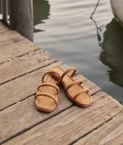 Footwear^Christy Dawn The Monroe Sandal Walnut Leather