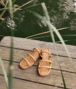 Footwear^Christy Dawn The Monroe Sandal Walnut Leather