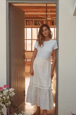 Tops & Blouses^Christy Dawn The Rayne Tee White