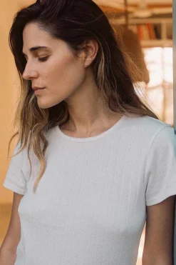 Tops & Blouses^Christy Dawn The Rayne Tee White