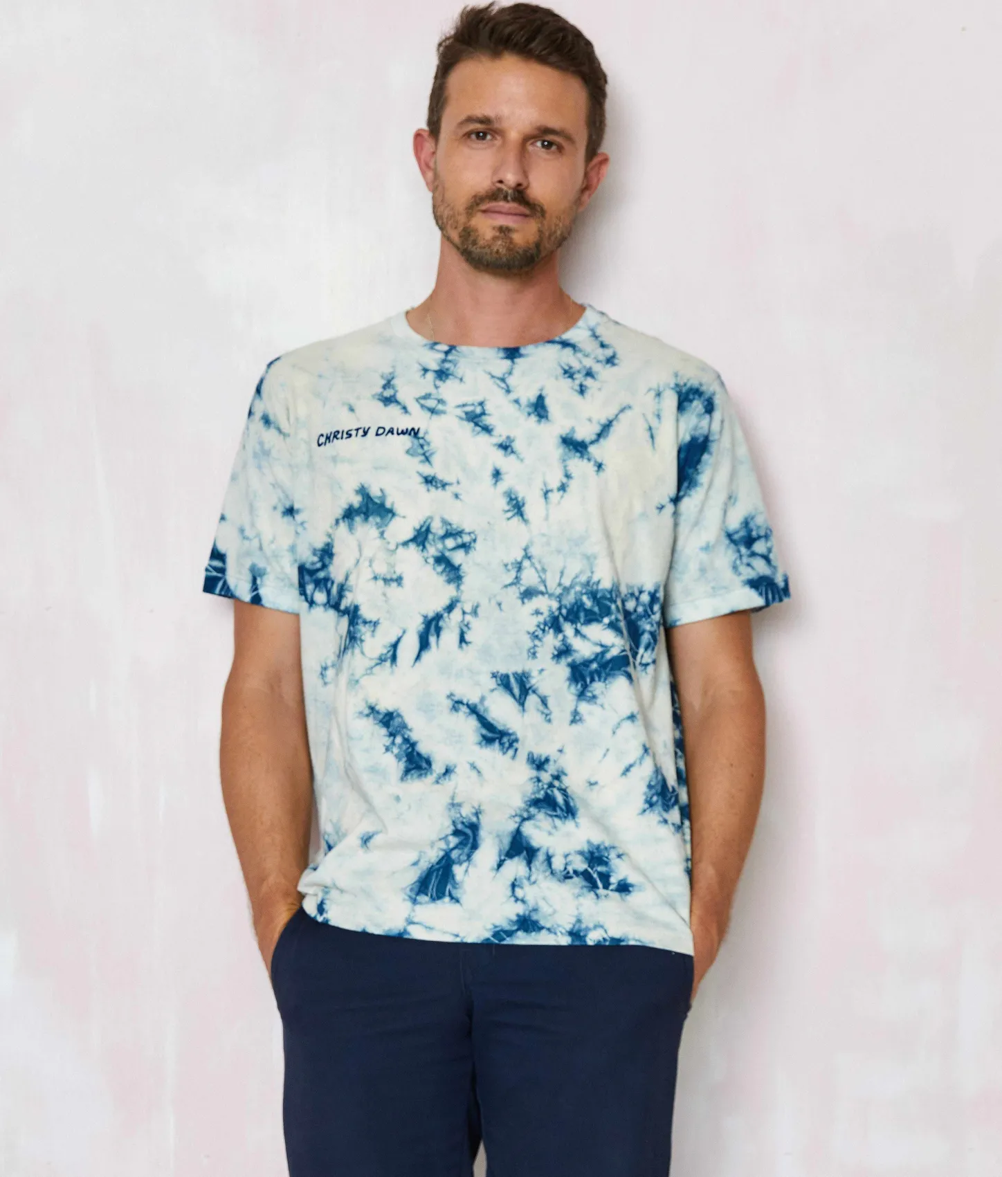Tops & Blouses^Christy Dawn The Regenerative Tee Indigo Tie Dyed