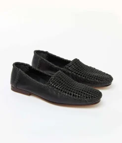 Footwear^Christy Dawn The Romy Loafer Black Leather