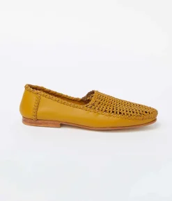 Footwear^Christy Dawn The Romy Loafer Mustard Leather