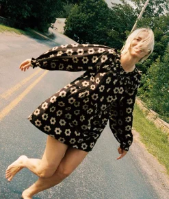 Dresses^Christy Dawn The Salona Dress Noir Daisy