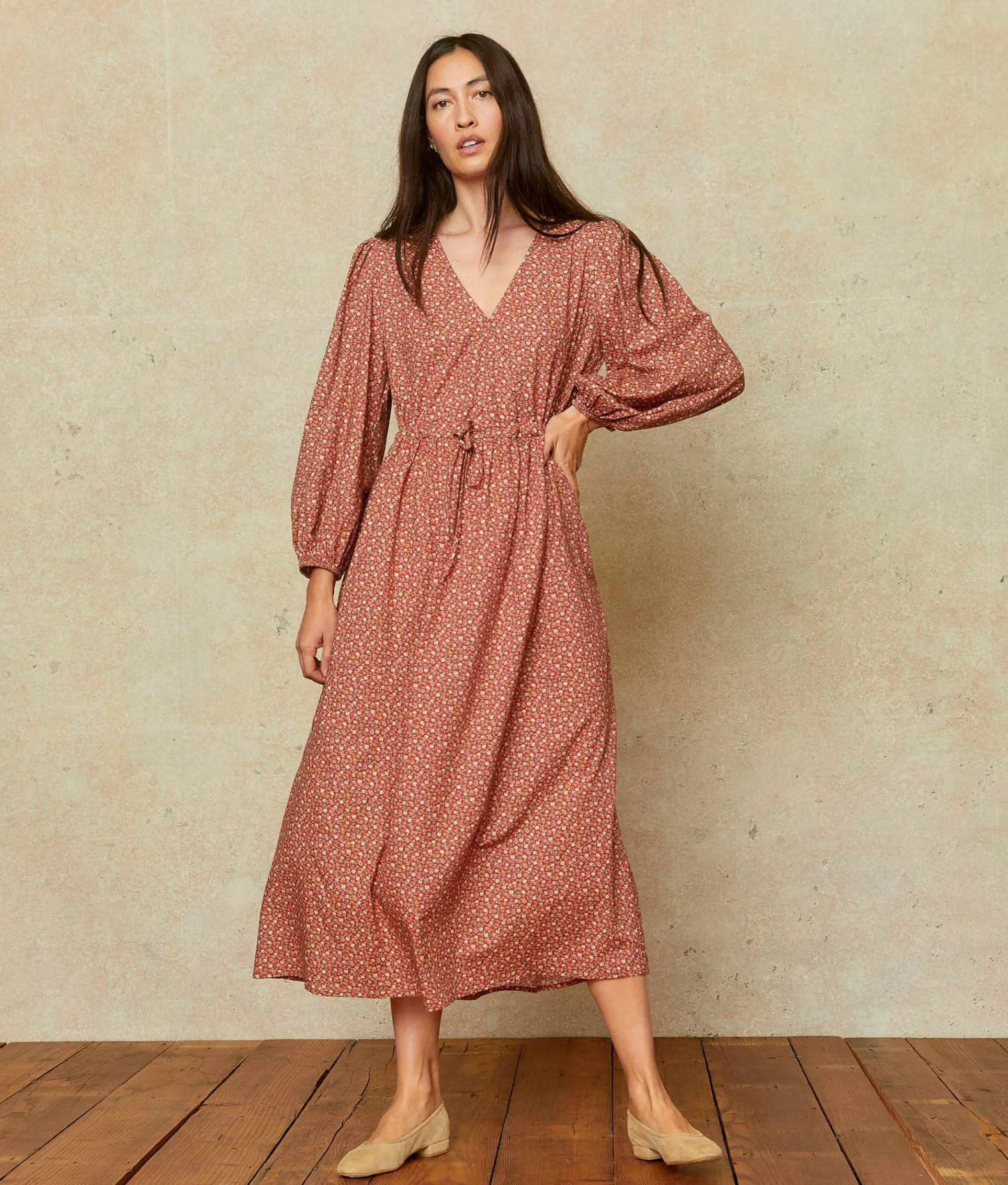 Dresses^Christy Dawn The Saunders Dress Rooibos Harvest