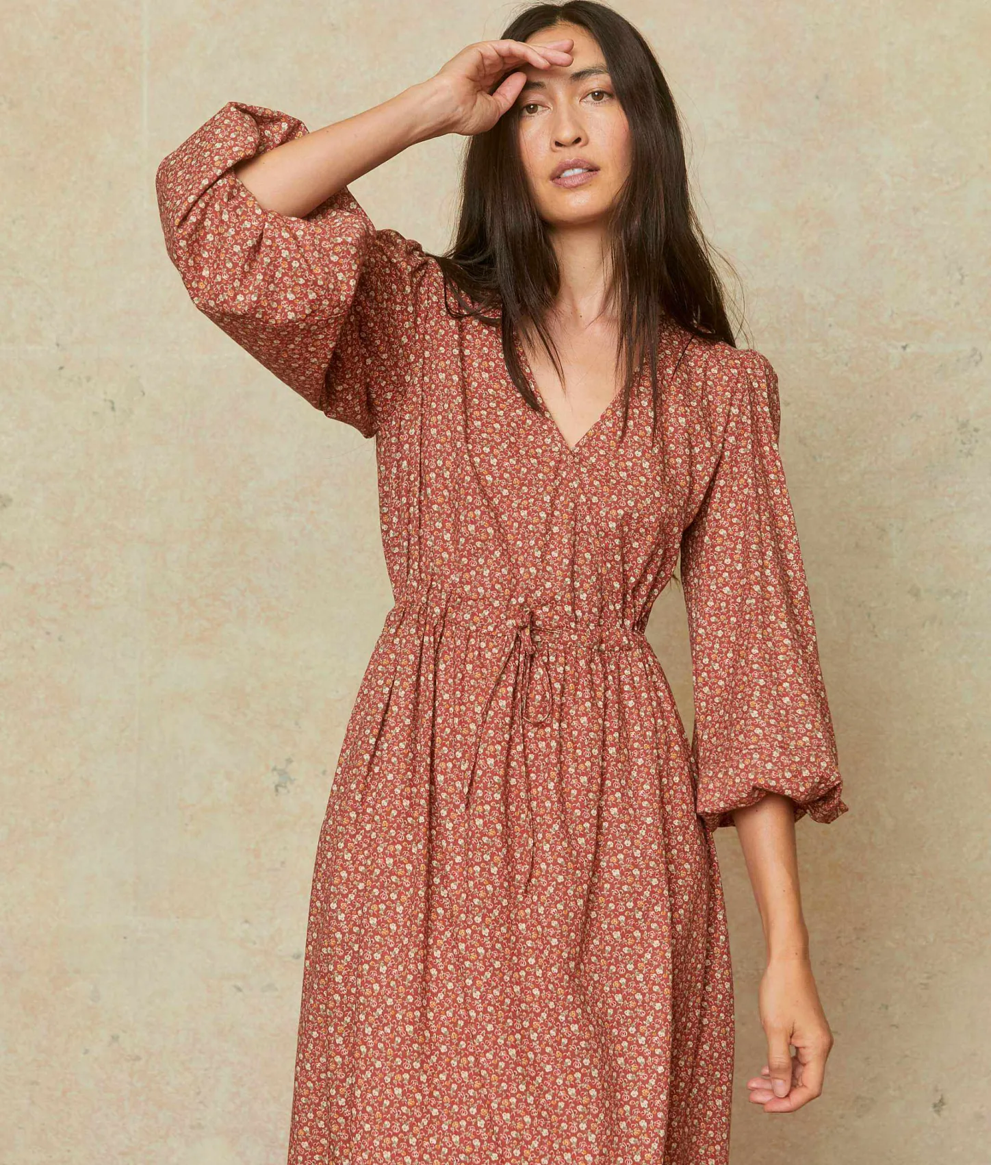 Dresses^Christy Dawn The Saunders Dress Rooibos Harvest