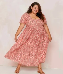 Dresses^Christy Dawn The Scarlet Dress Extended Crimson Calendula