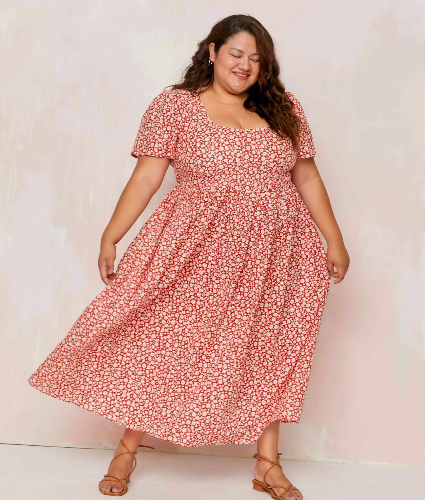 Dresses^Christy Dawn The Scarlet Dress Extended Crimson Calendula