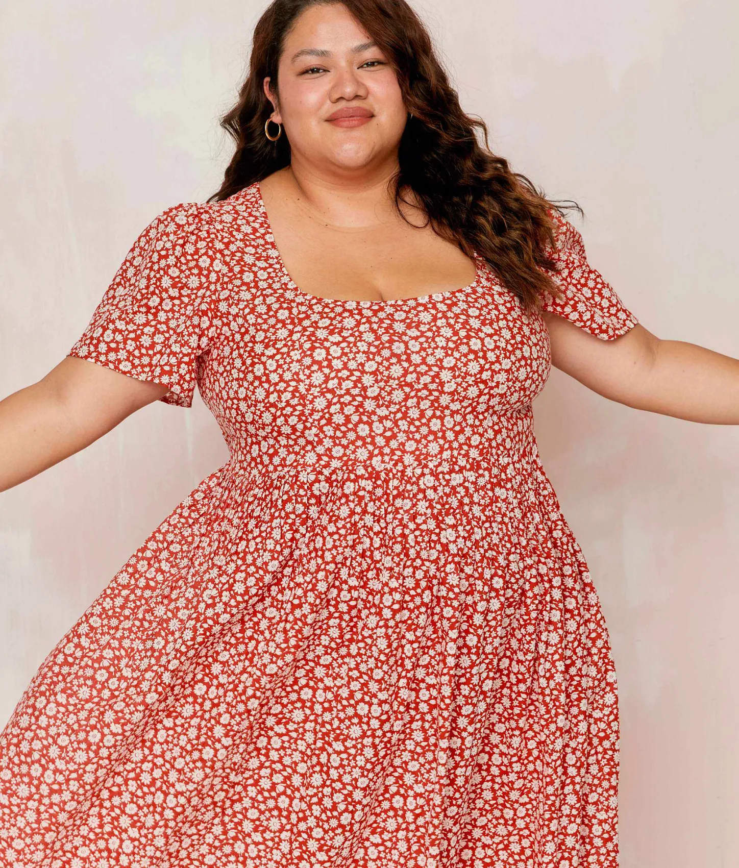 Dresses^Christy Dawn The Scarlet Dress Extended Crimson Calendula