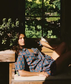 Tops & Blouses^Christy Dawn The Skylar Top Indigo Sunflower