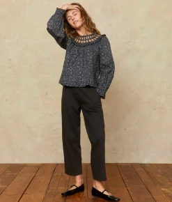 Dresses^Christy Dawn The Sydney Blouse Ginkgo Black