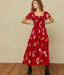 Dresses^Christy Dawn The Tamara Dress Painted Ruby