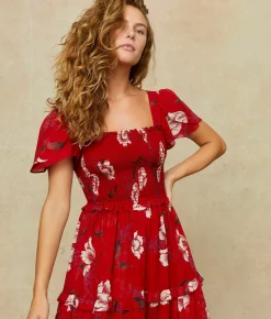 Dresses^Christy Dawn The Tamara Dress Petites Painted Ruby