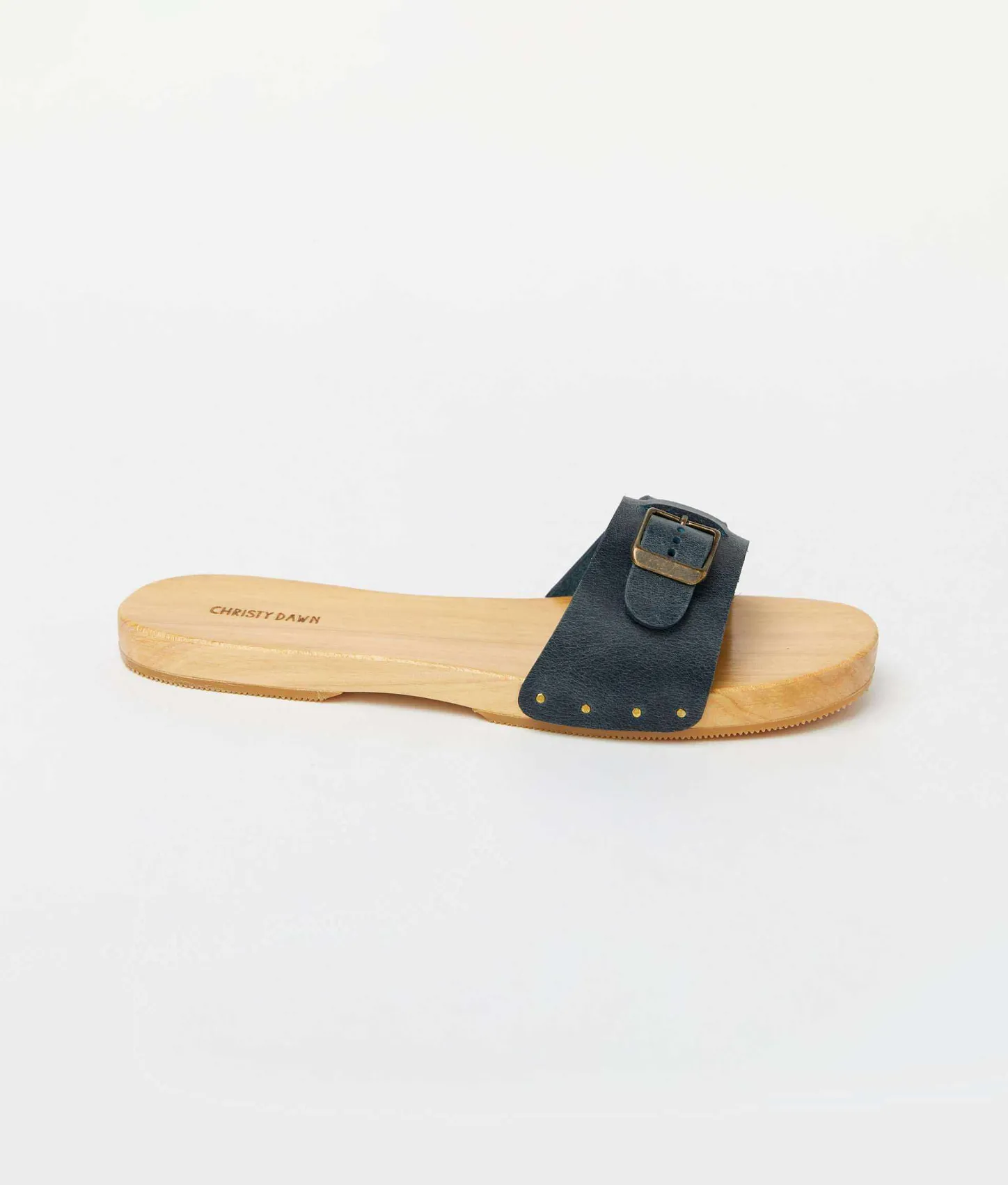 Footwear^Christy Dawn The Ventura Clog Navy Leather