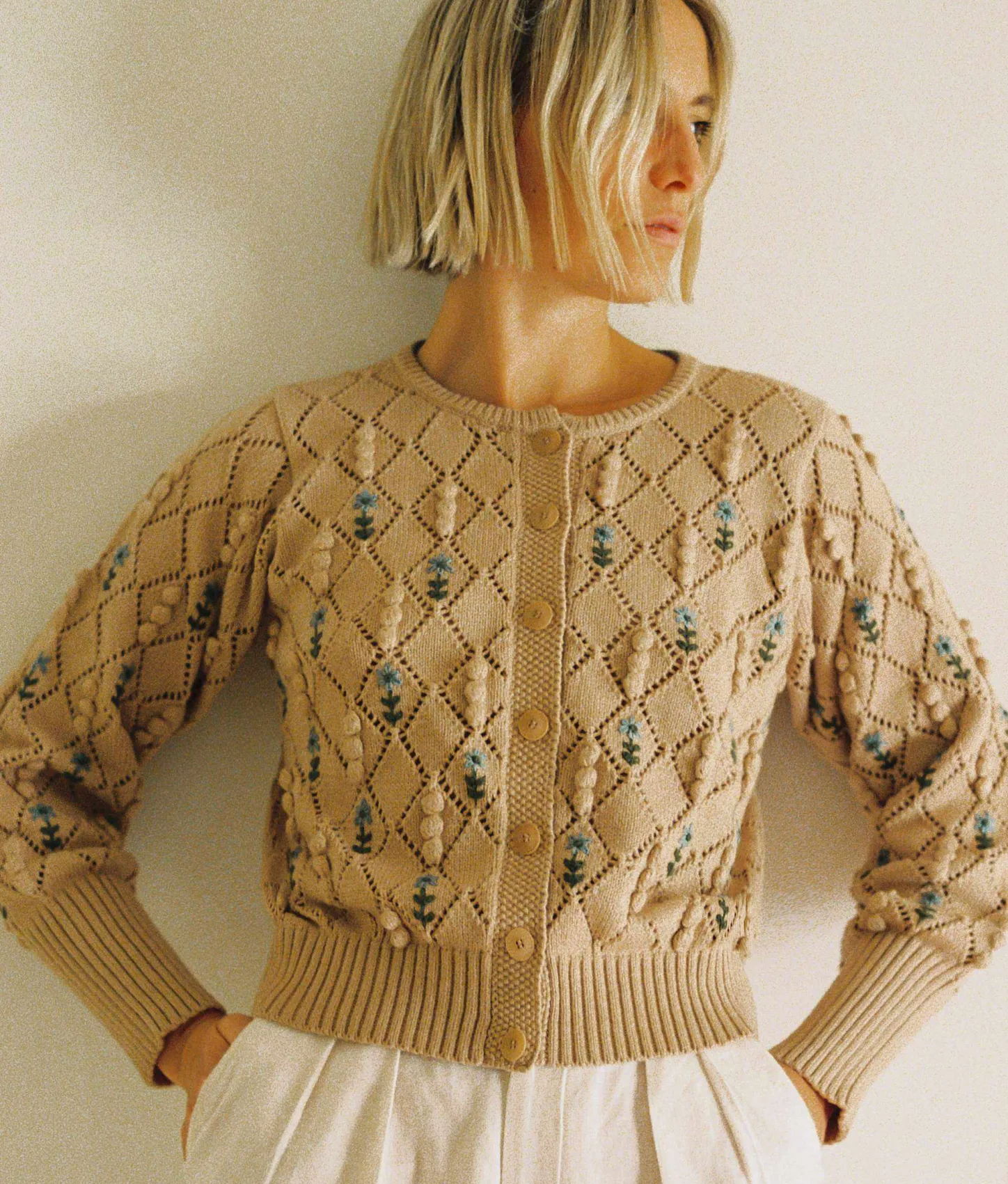Dresses^Christy Dawn The Zoe Cardigan Floral Lattice