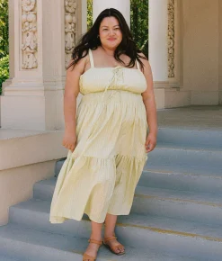Dresses^Christy Dawn The Zuri Dress Extended Lemongrass