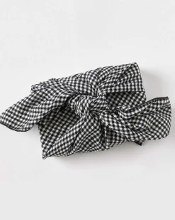 Accessories & Offerings^Christy Dawn Upcycled Gift Wrapping Noir Gingham